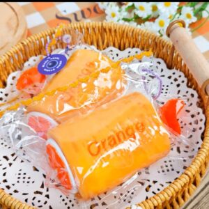 Go14 Orange Cream Roll Squishy
