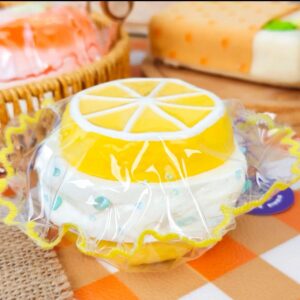 Go10 Lemon Cream Round Cake Squishy